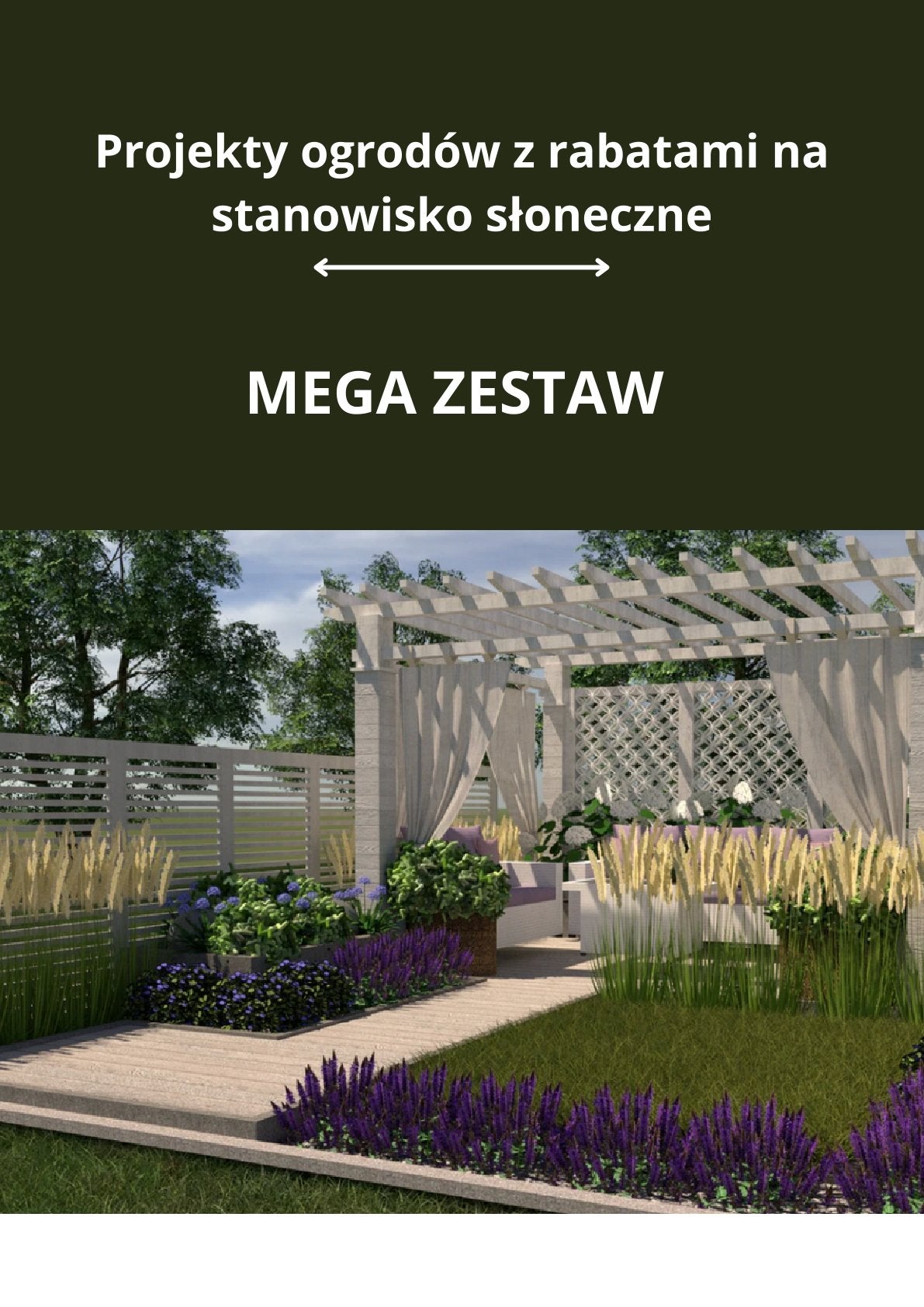 180+ projektów ogrodów z rabatami na stanowiska słoneczne