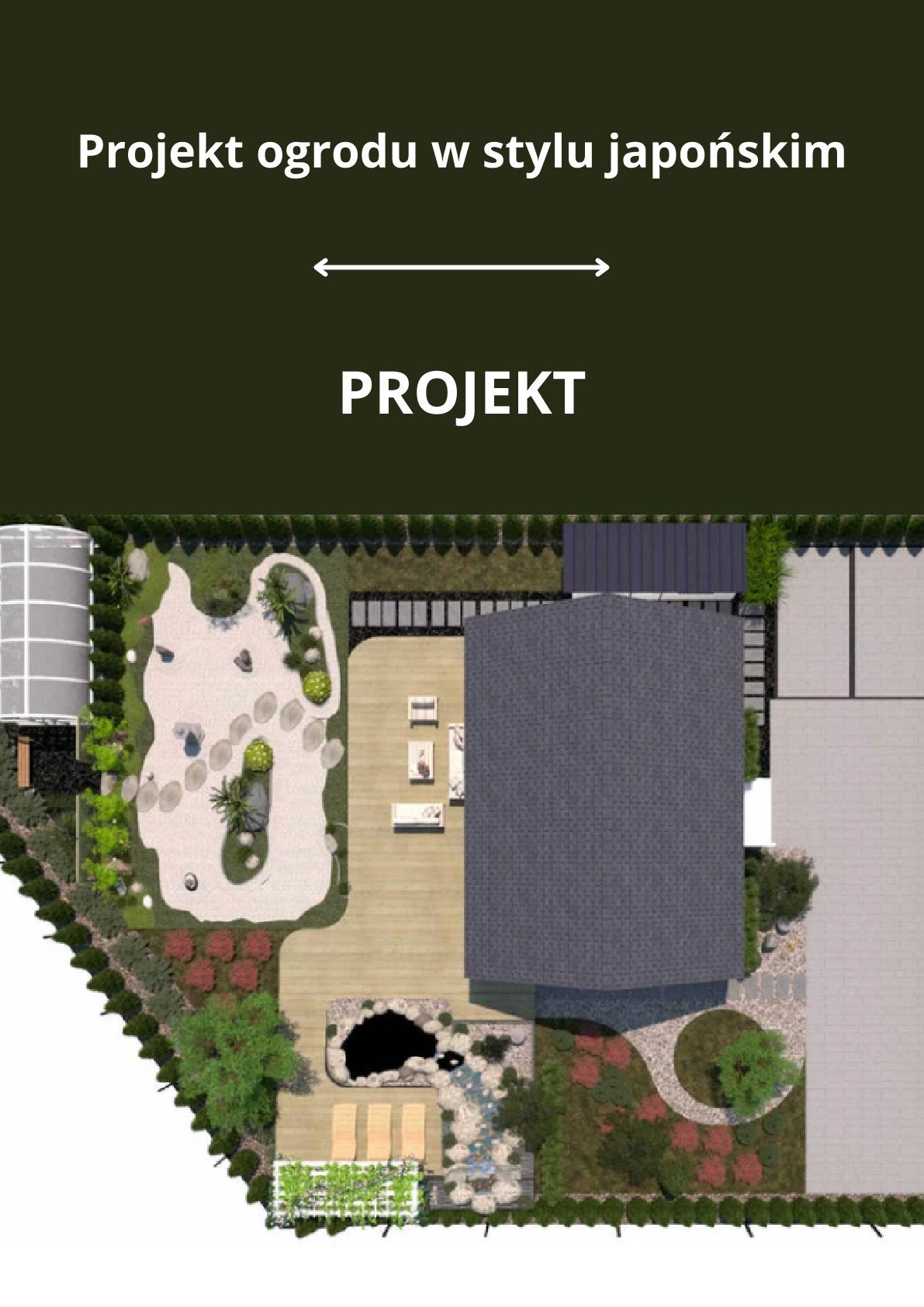 2 projekty ogrodów w stylu japońskim