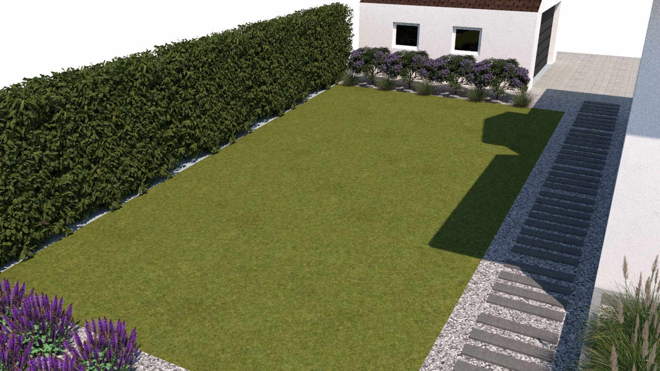 Projekt Ogrodu 250m #2