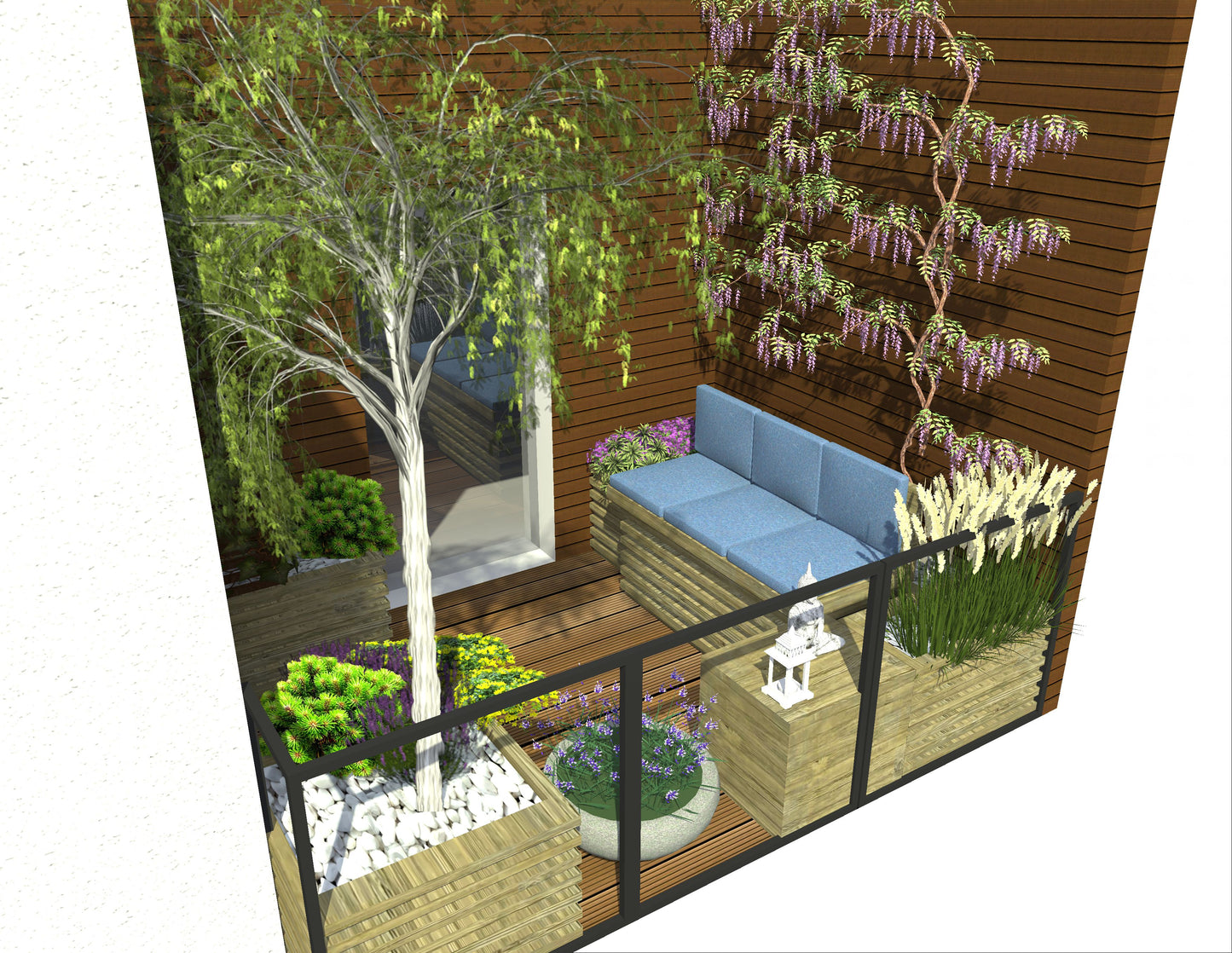 Projekt Ogrodu Balkon #2