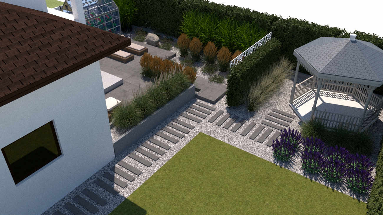 Projekt Ogrodu 250m #2