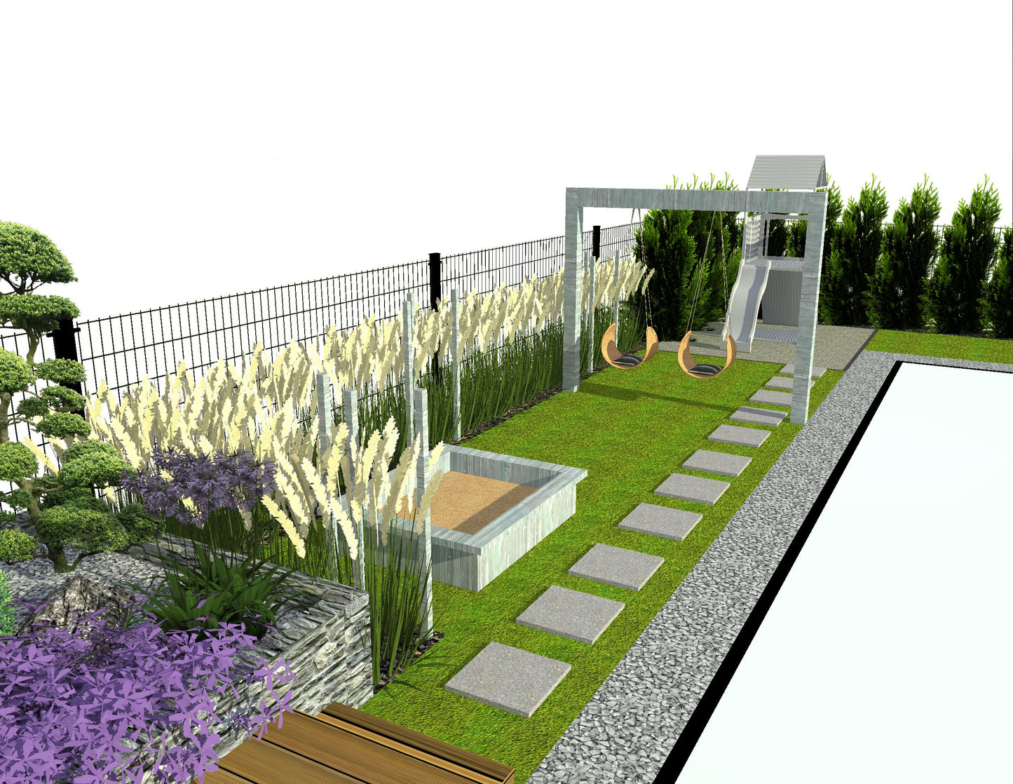 180+ projektów ogrodów przy domu jednorodzinnym