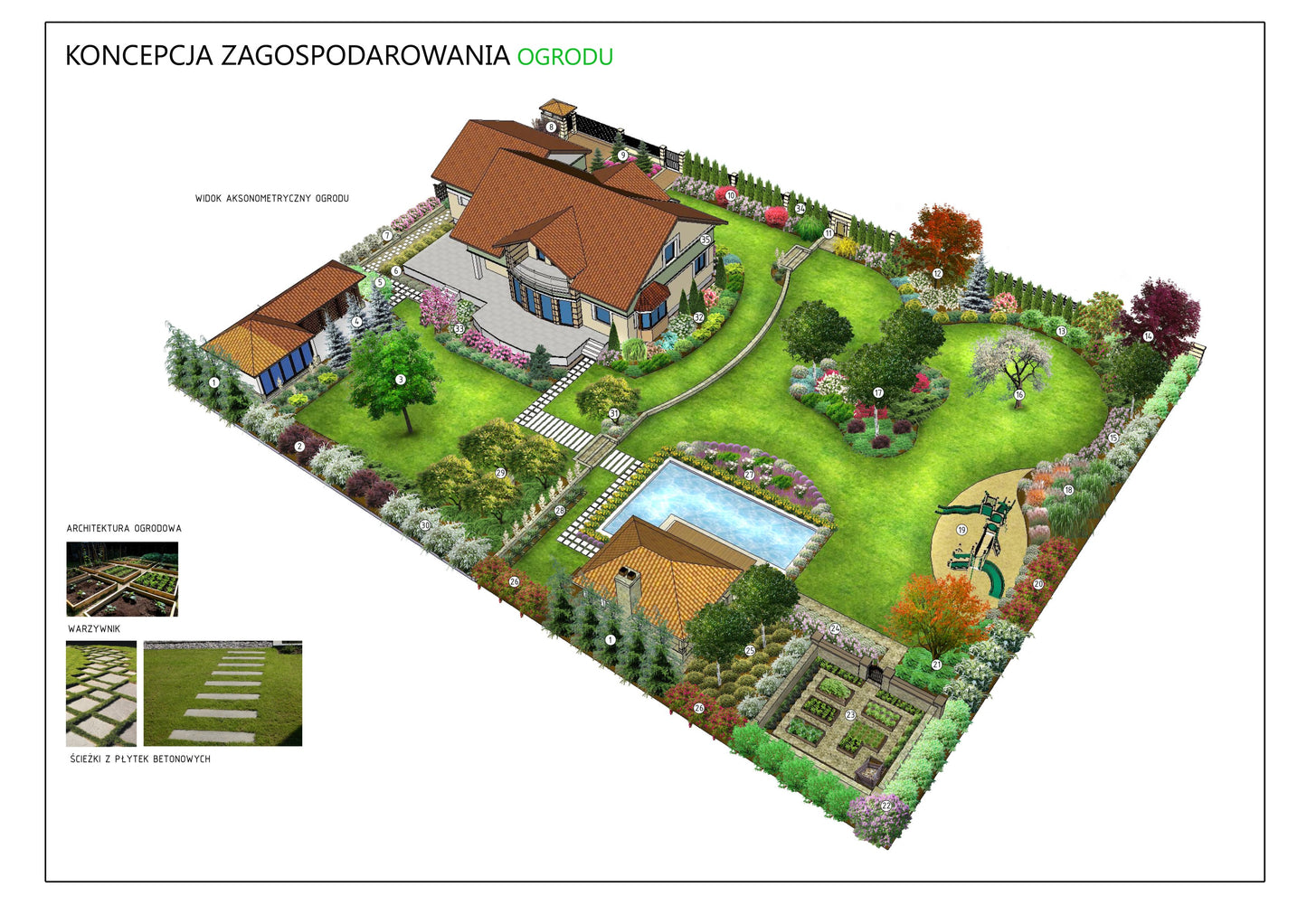 Projekt Ogrodu 2280m #1