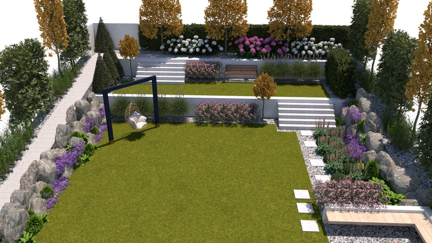 Projekt Ogrodu 600m #2