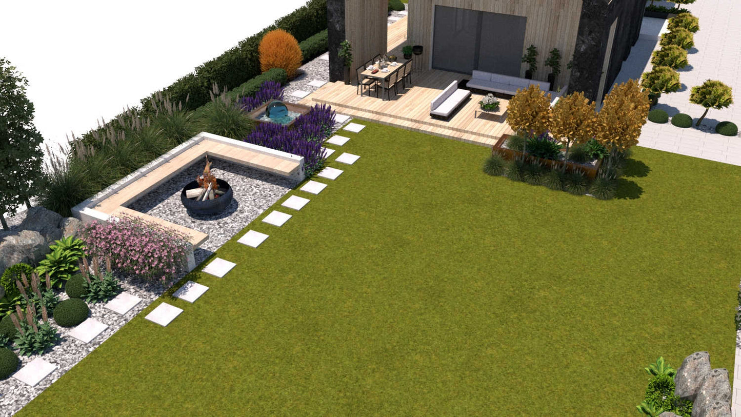 Projekt Ogrodu 600m #2