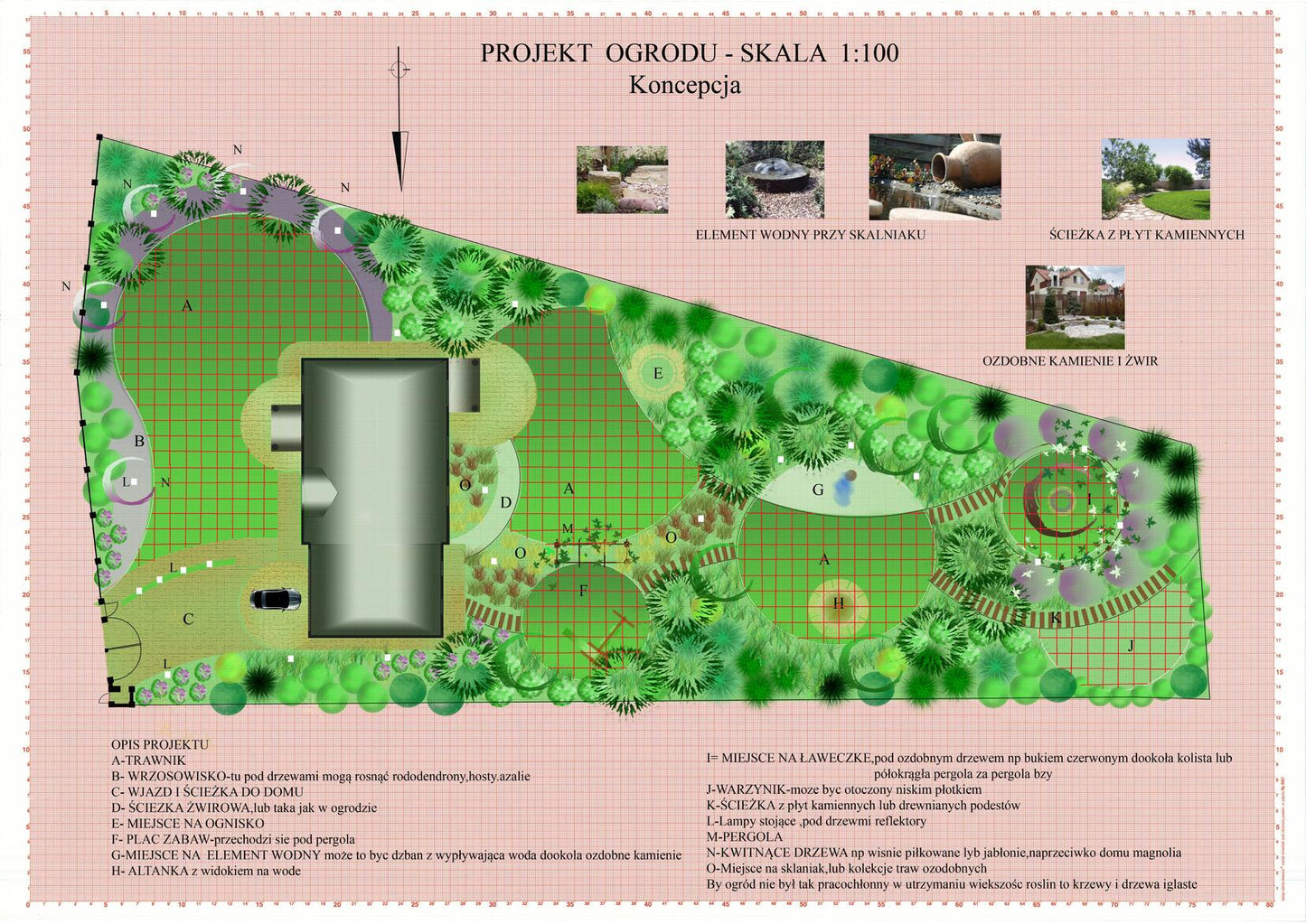 Projekt Ogrodu 1900m #1