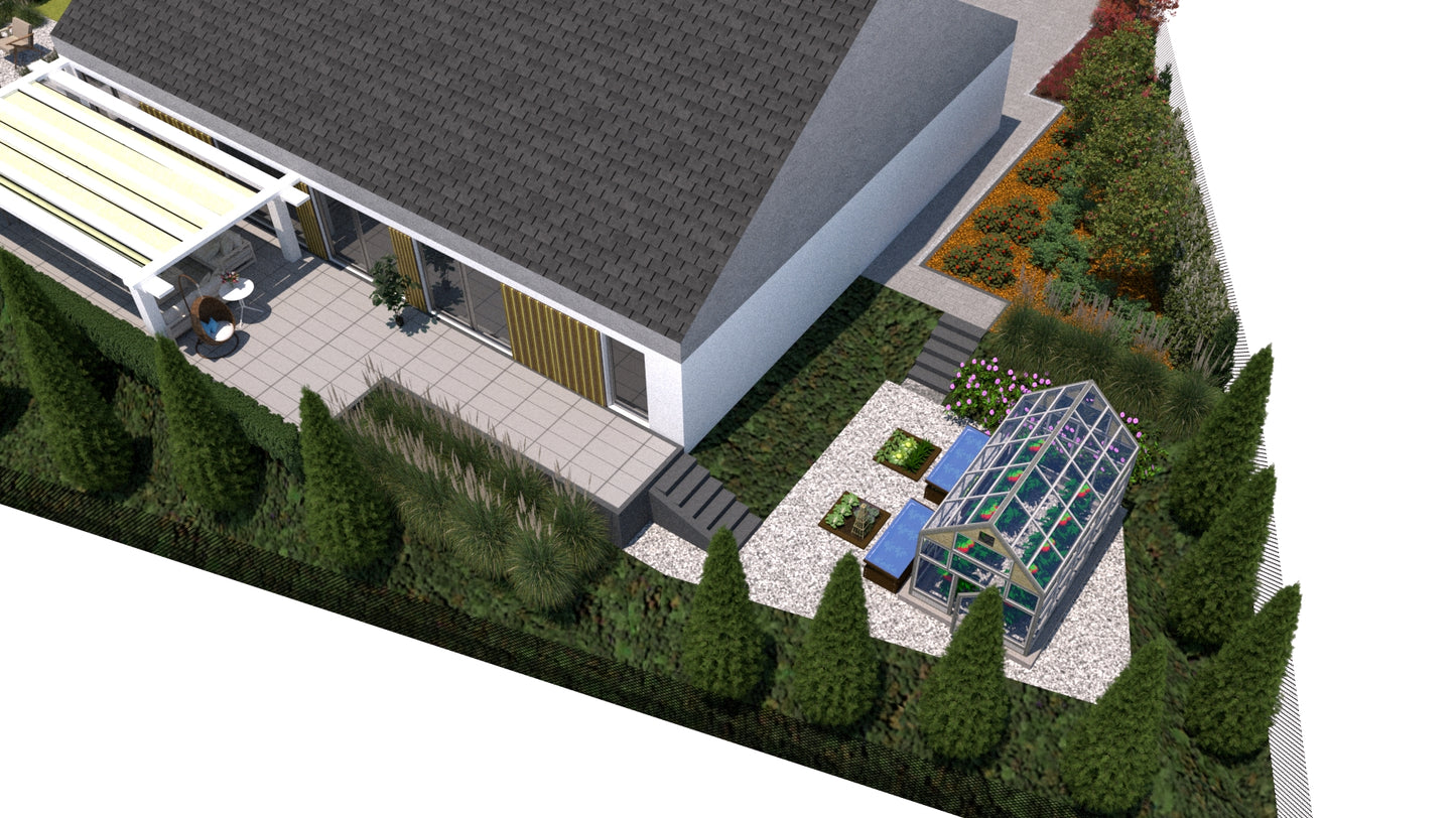 100+ projektów ogrodów z altaną
