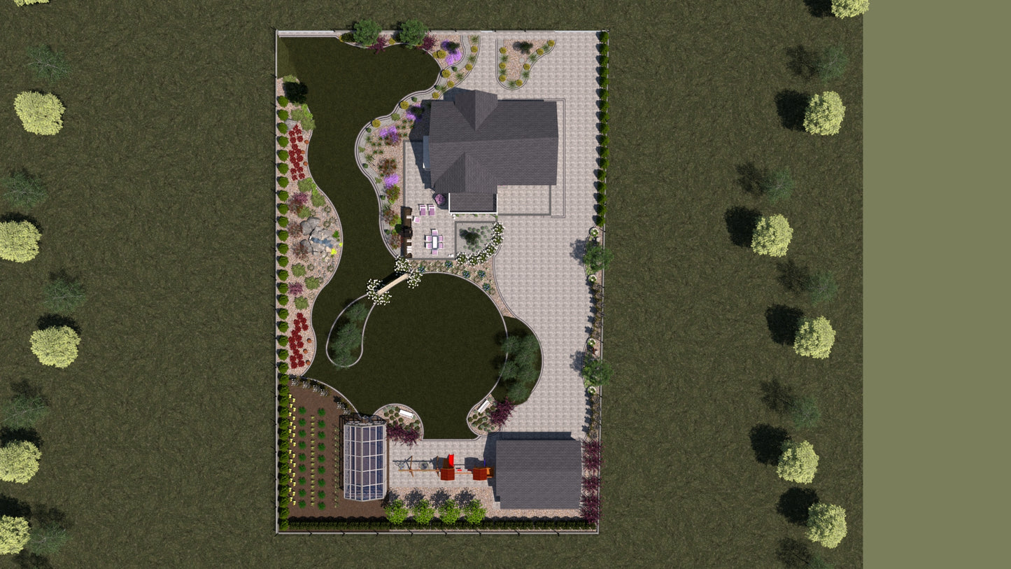 Projekt Ogrodu 2000m #1