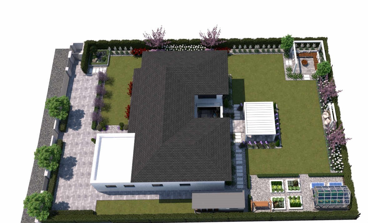 30+ projektów ogrodów z basenem