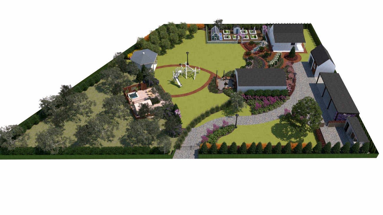 40+ projektów ogrodów z cienistymi rabatami