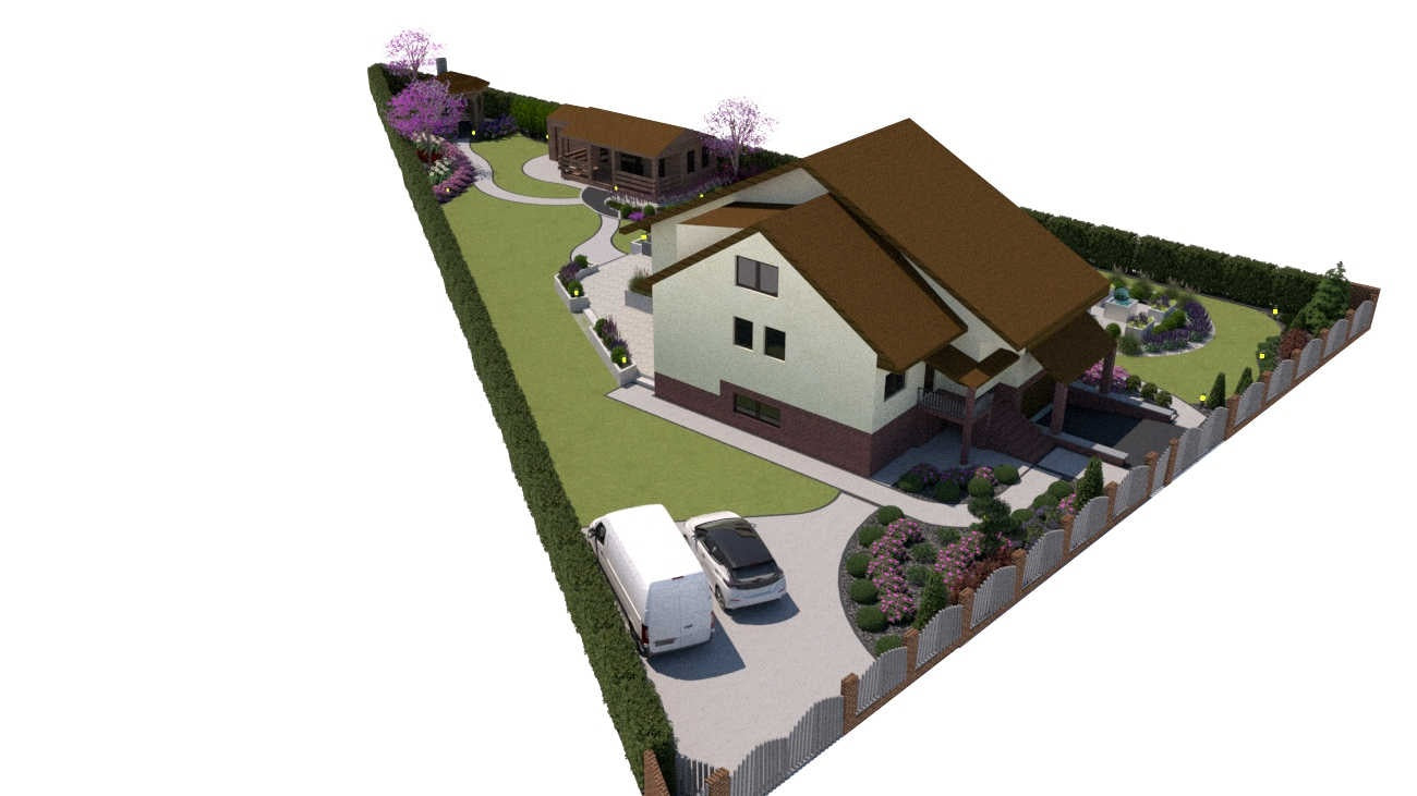100+ projektów ogrodów z altaną