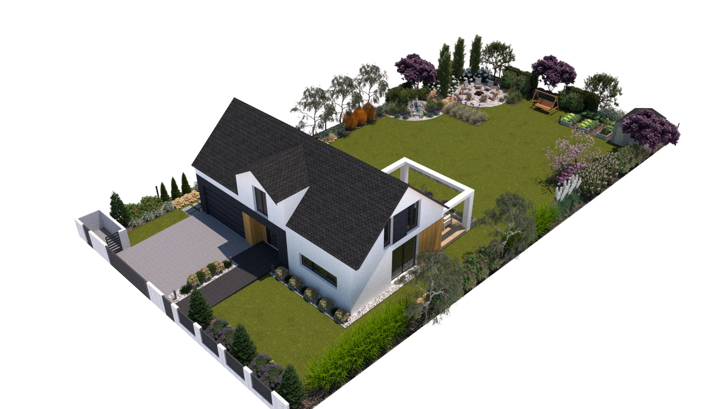 40+ projektów ogrodów z cienistymi rabatami