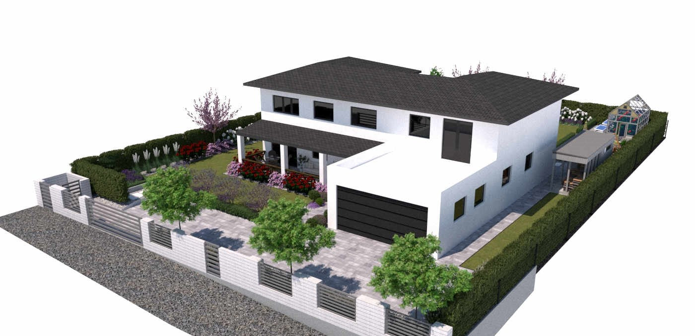 30+ projektów ogrodów z basenem