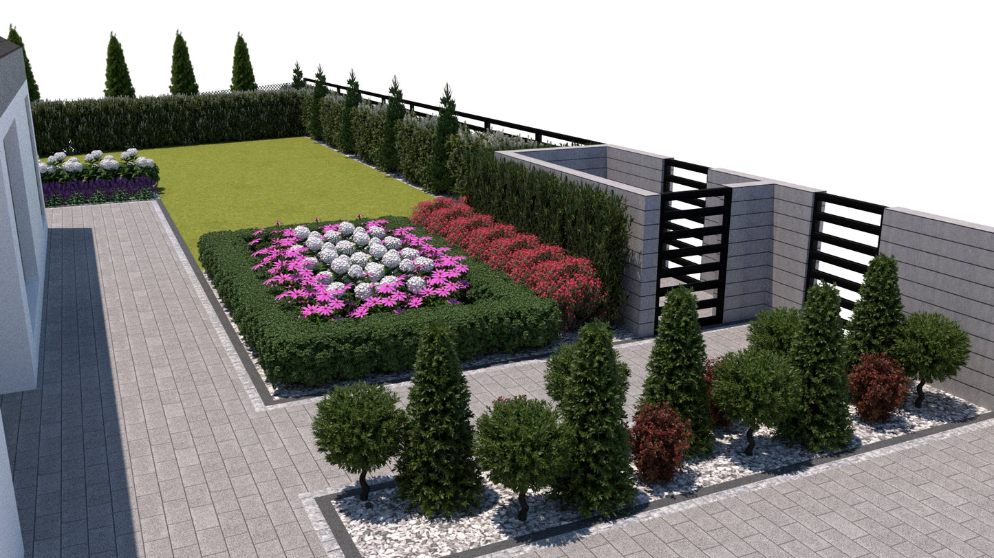 100+ projektów ogrodów z altaną