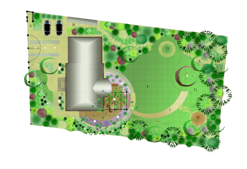 Projekt Ogrodu 1100m #2