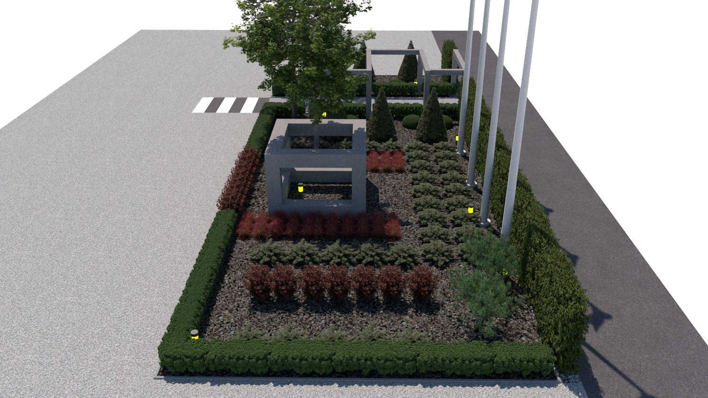 10+ projektów zieleni przy firmie