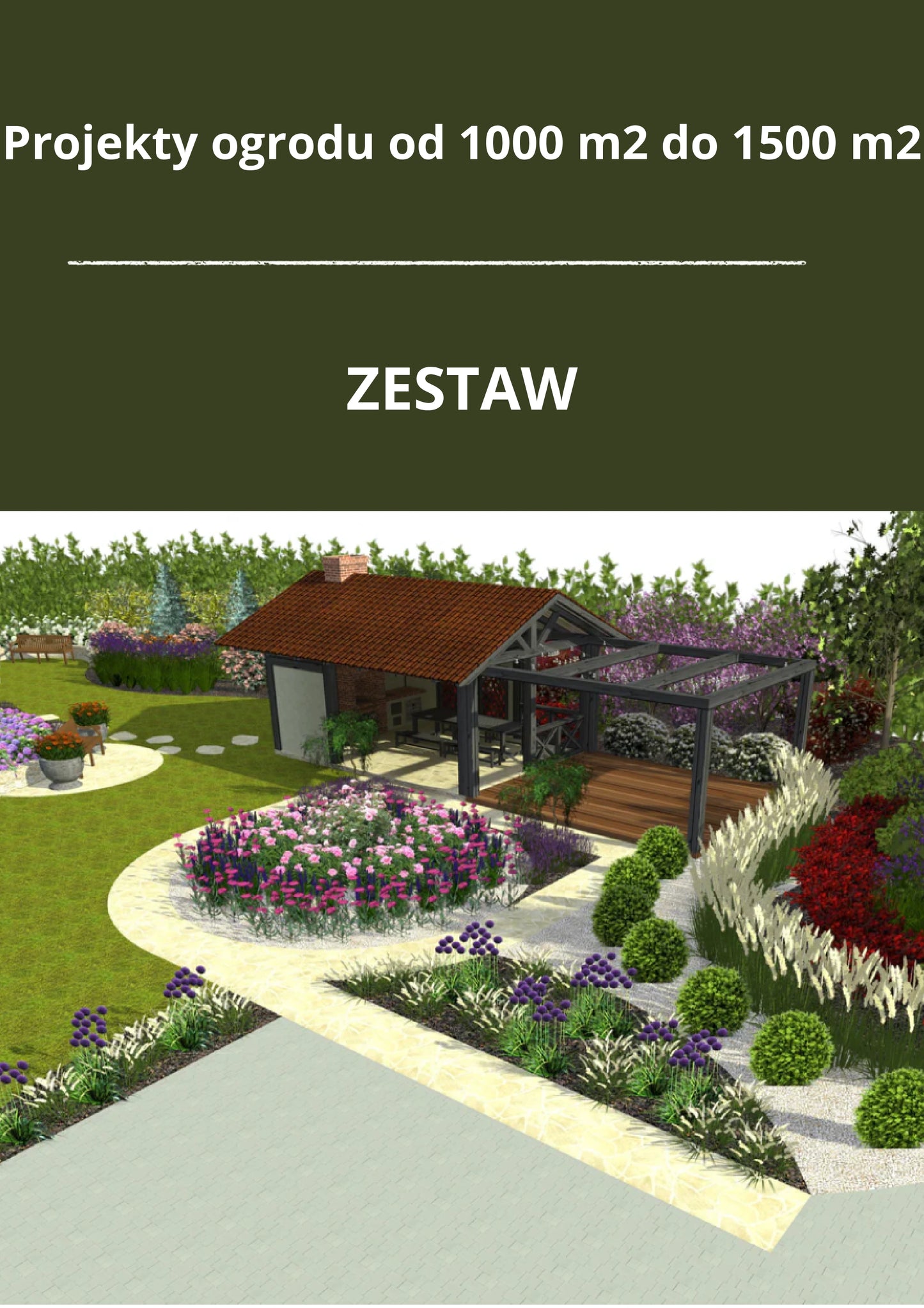 54 projekty 1000m2-1500m2 - Zestaw 13