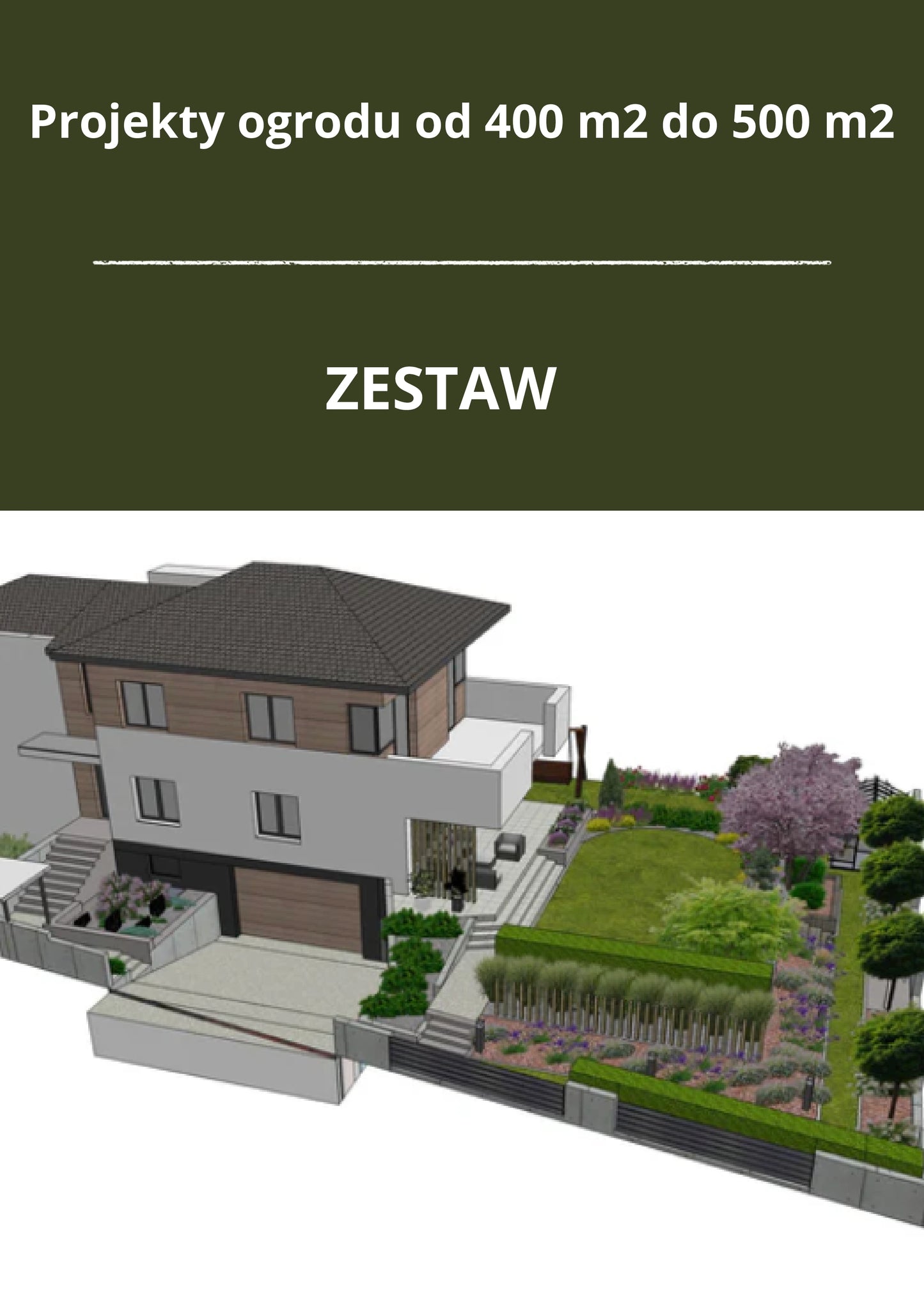 25 projektów 400m2-500m2 - Zestaw 7
