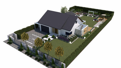 100+ projektów ogrodów z altaną